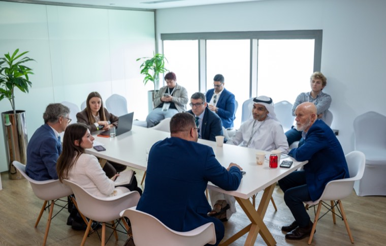 قاعة اجتماعات خلال برنامج المؤتمر