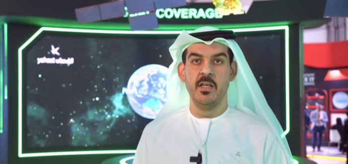 Saif Alkhateri speaking at IDEX